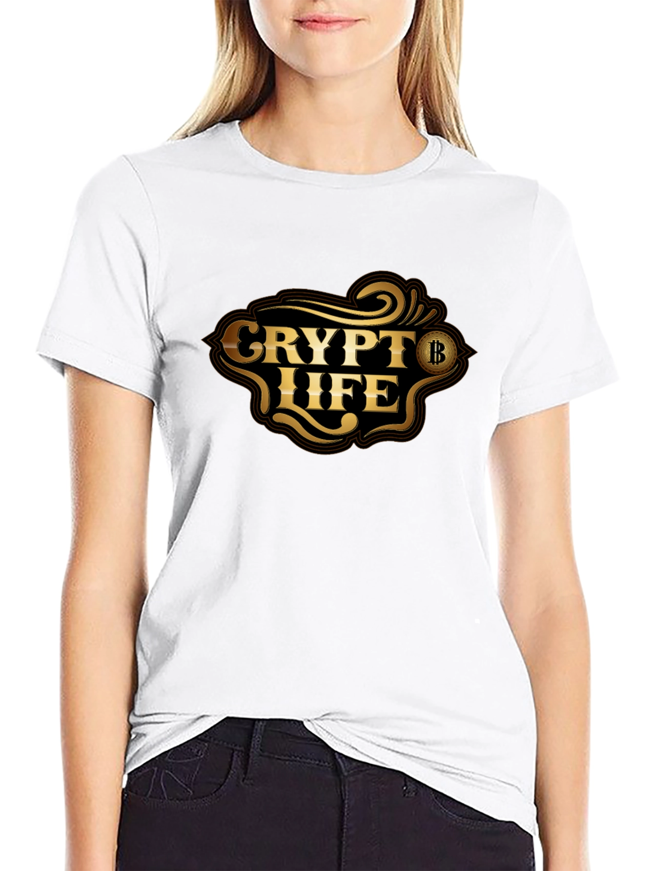 Crypto Life T-Shirt - Bitcoin Inspired Graphic Tee