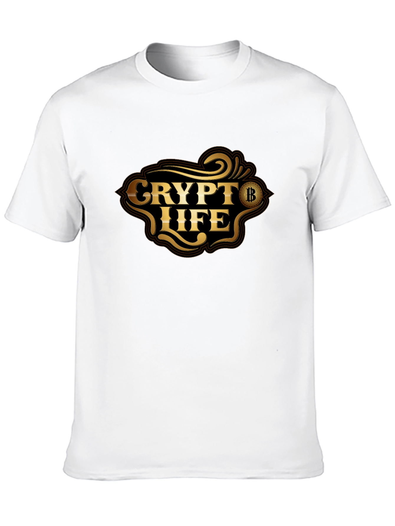 Crypto Life T-Shirt - Bitcoin Inspired Graphic Tee