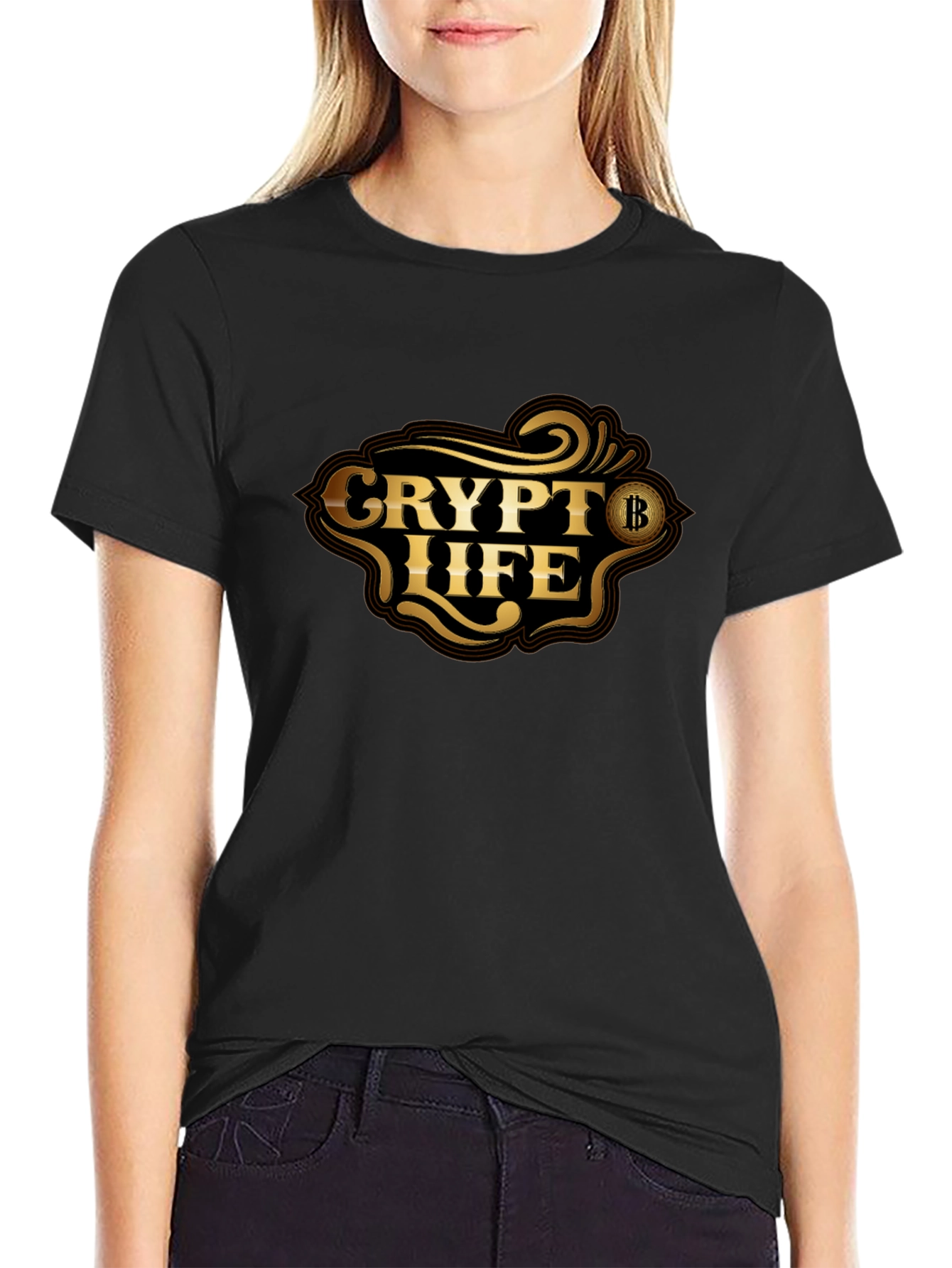 Crypto Life T-Shirt - Bitcoin Inspired Graphic Tee
