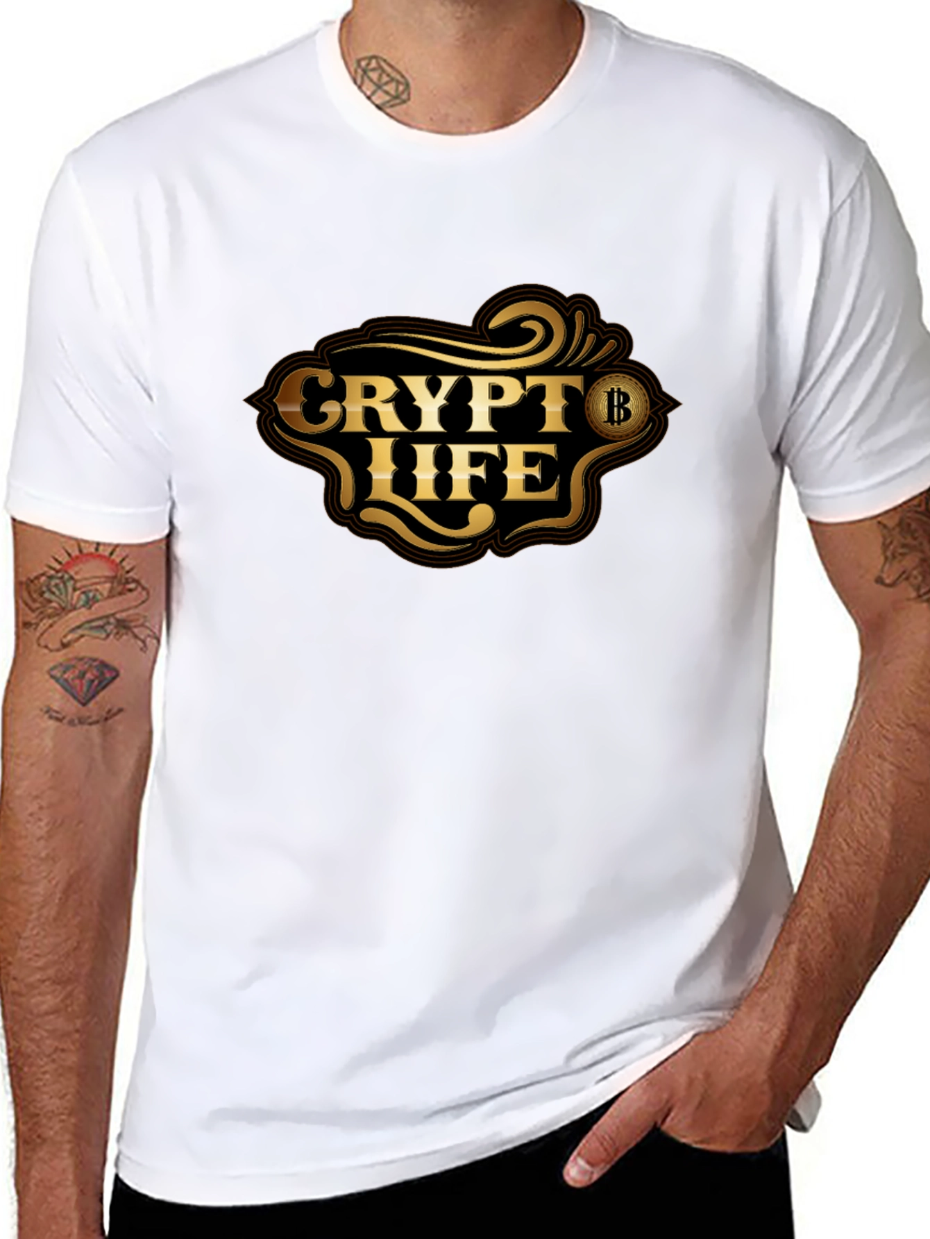 Crypto Life T-Shirt - Bitcoin Inspired Graphic Tee