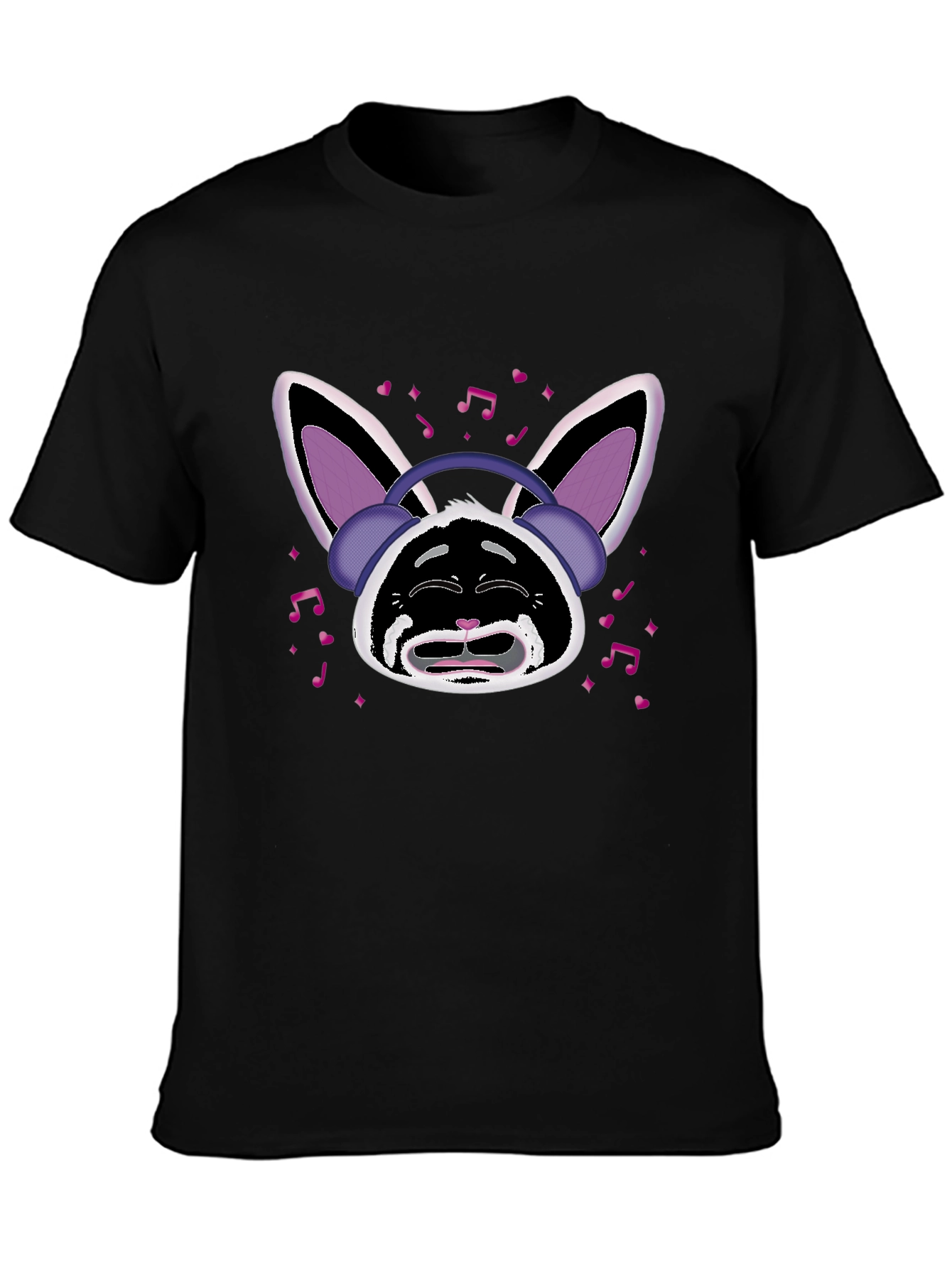 Bunny Beats T-Shirt - Musical Rabbit Design
