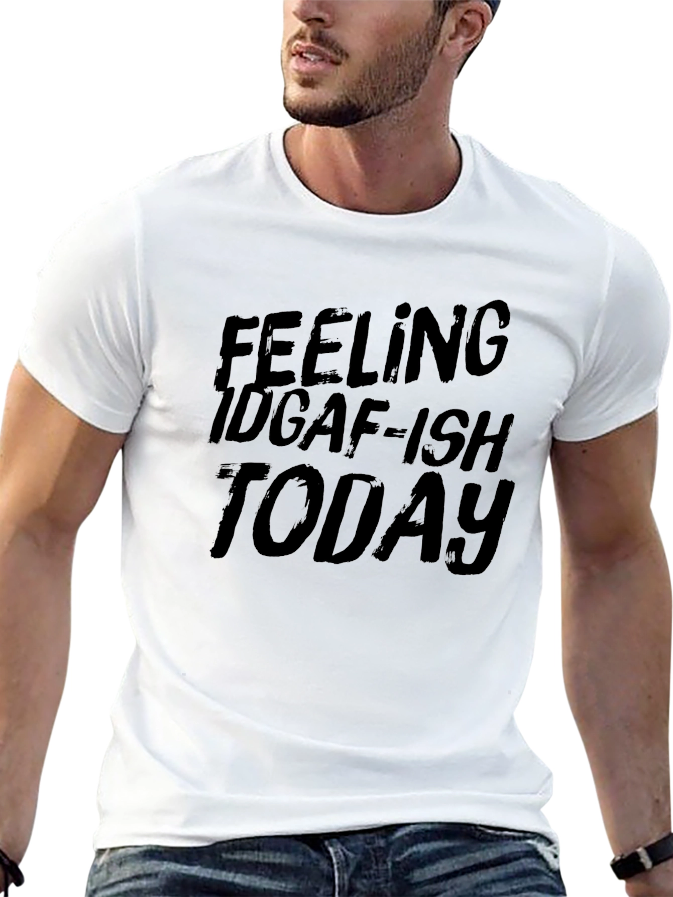 IDGAF-ish Today Black T-Shirt