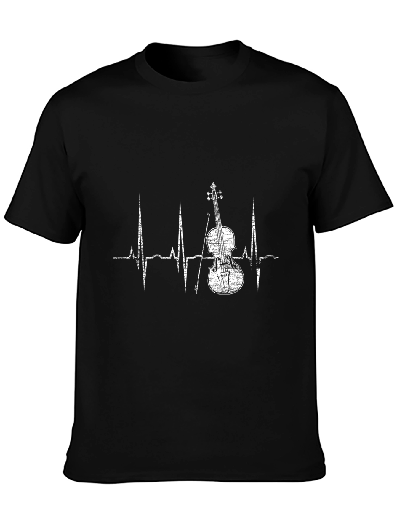 Violin Heartbeat T-Shirt - Musicians Passion