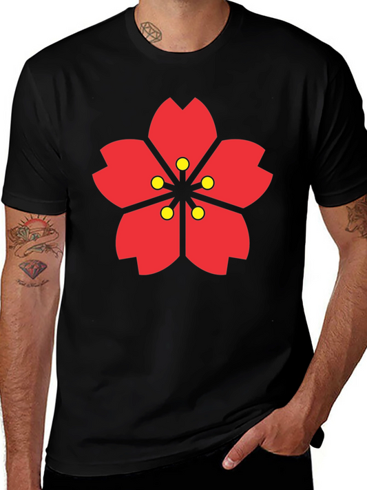 Sakura Flower Graphic T-Shirt