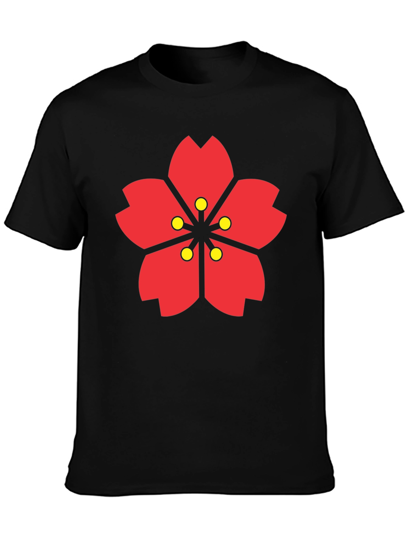 Sakura Flower Graphic T-Shirt