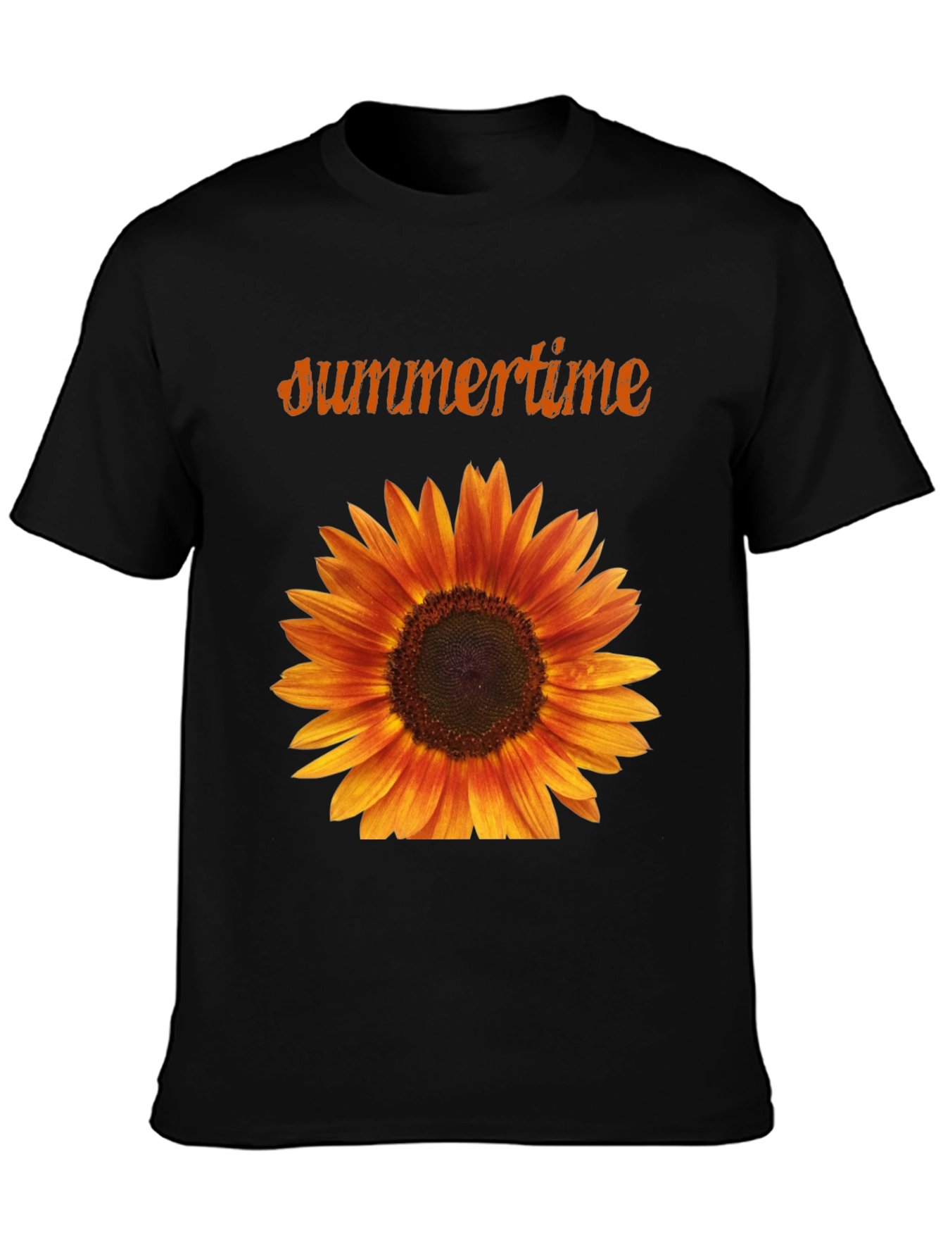 Summertime Sunflower Graphic T-Shirt
