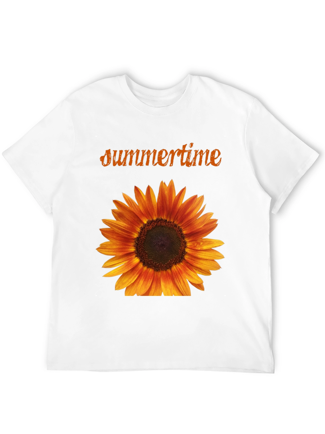 Summertime Sunflower Graphic T-Shirt