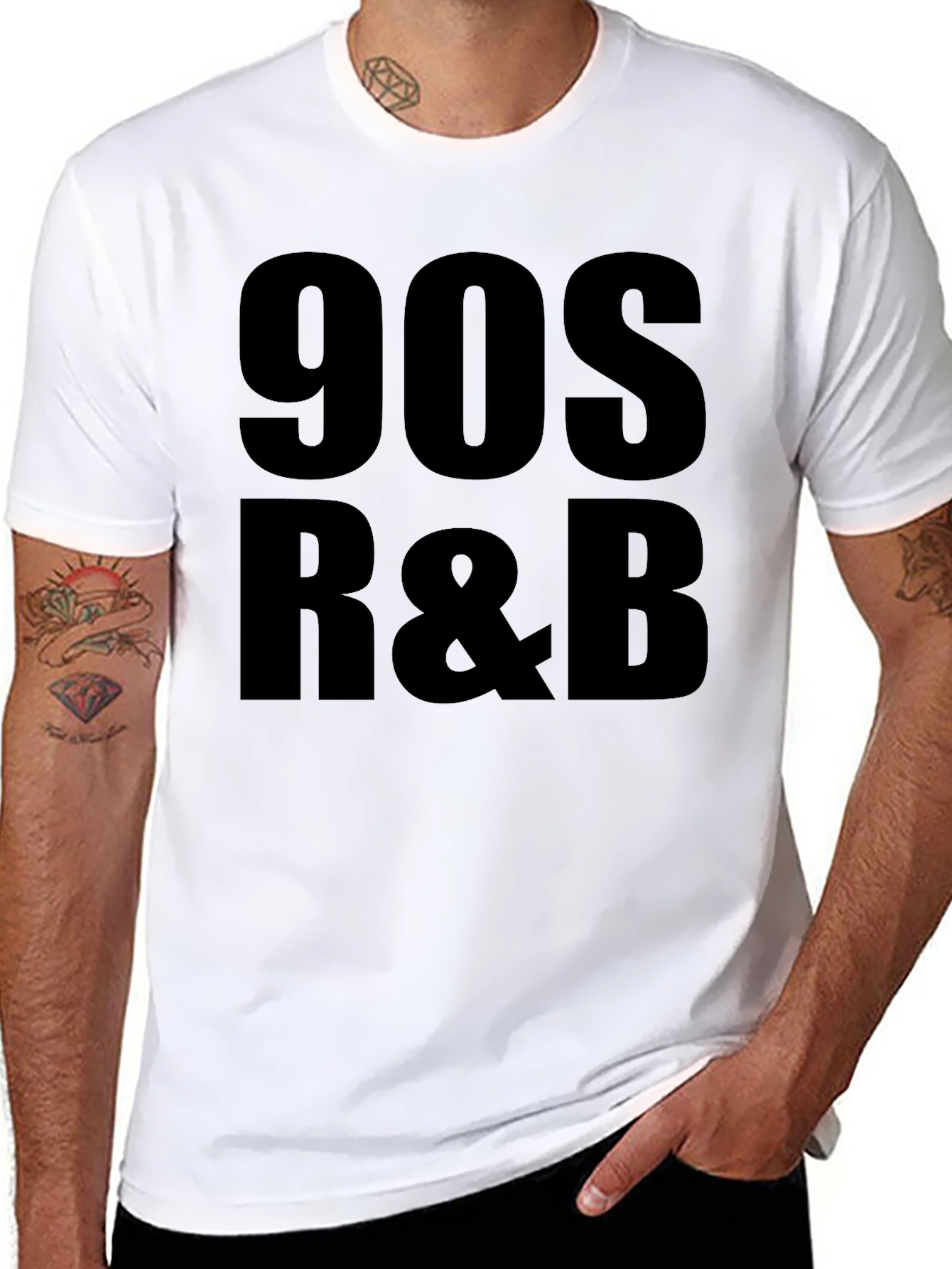 90s R&B Graphic T-Shirt - Classic Music Style