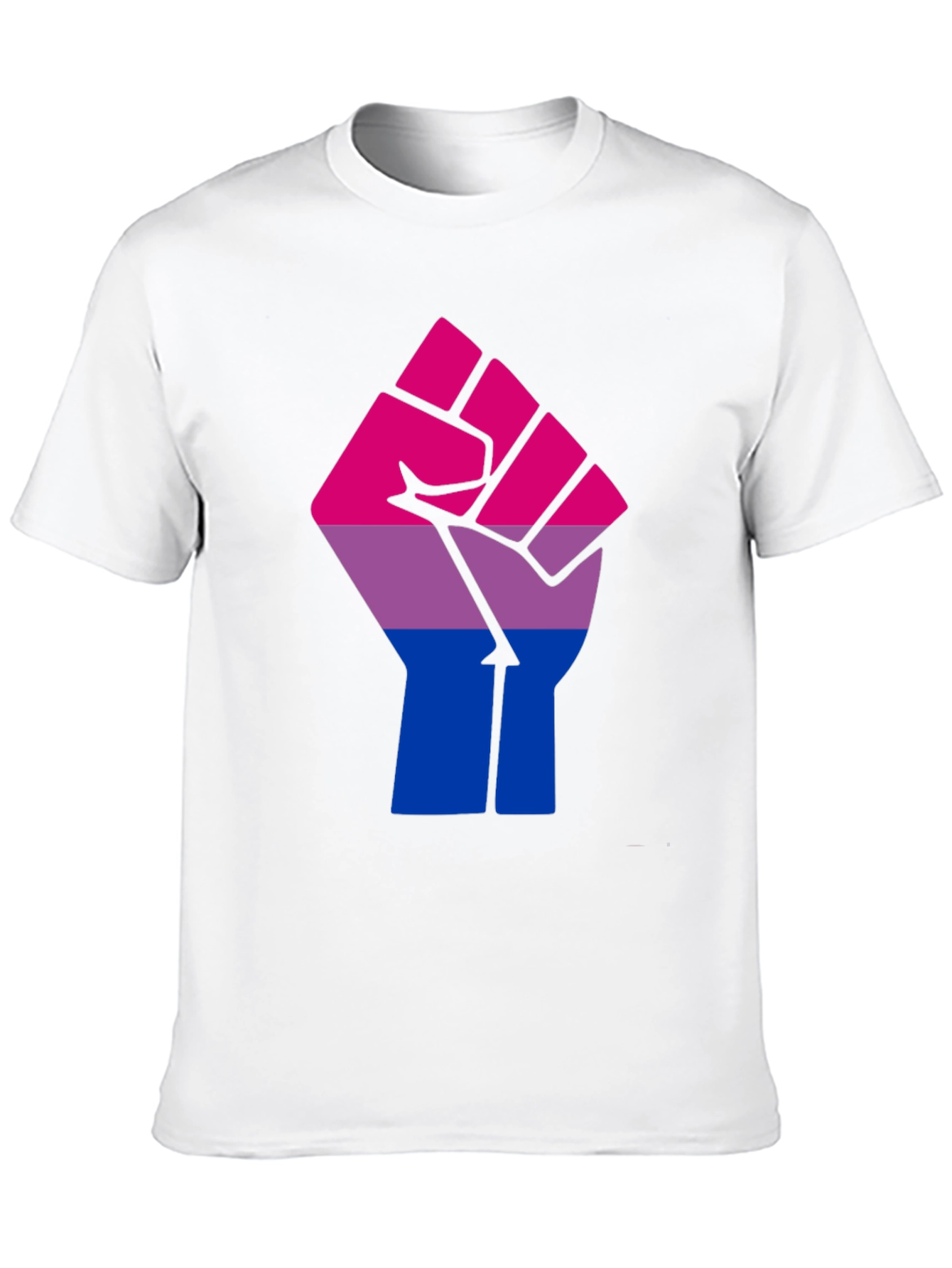 Bisexual Pride Fist Graphic T-Shirt