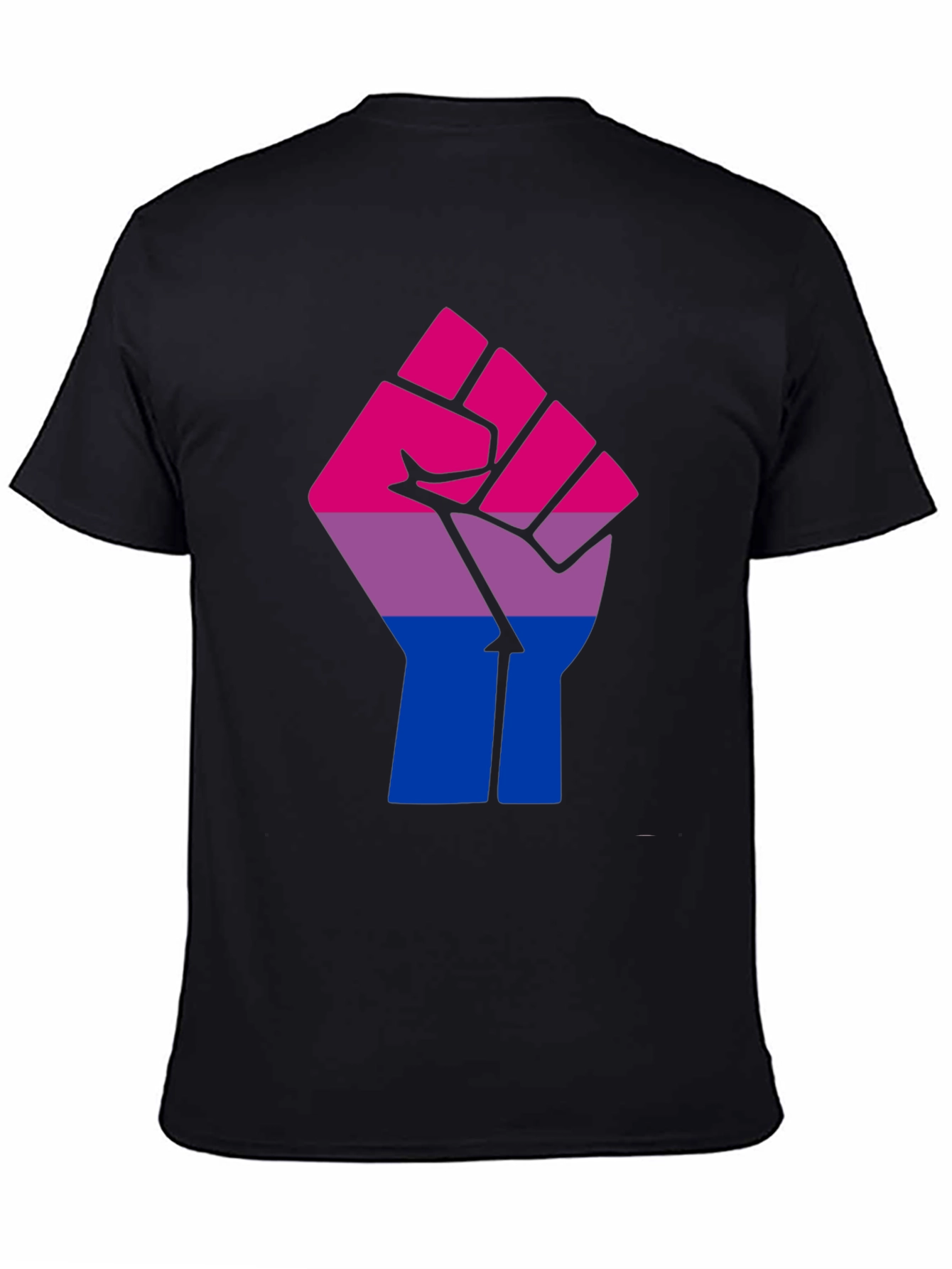 Bisexual Pride Fist Graphic T-Shirt