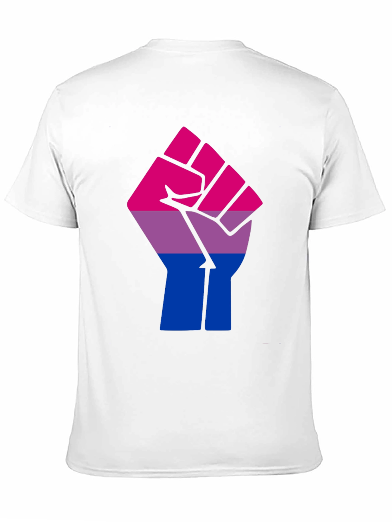 Bisexual Pride Fist Graphic T-Shirt
