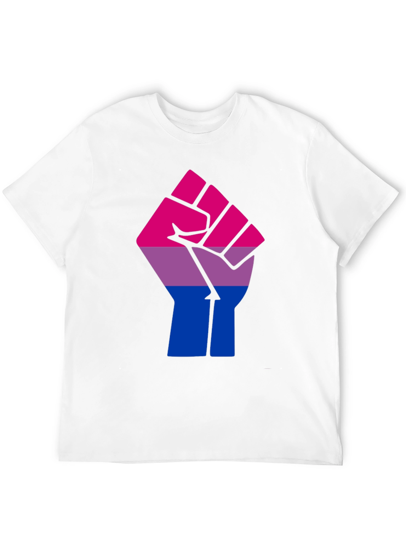 Bisexual Pride Fist Graphic T-Shirt
