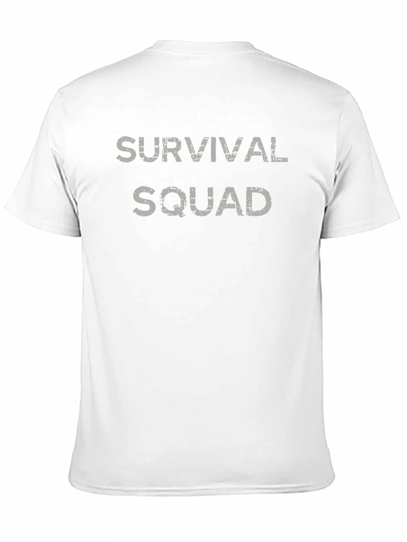 Survival Squad Graphic Tee - Black Cotton T-Shirt