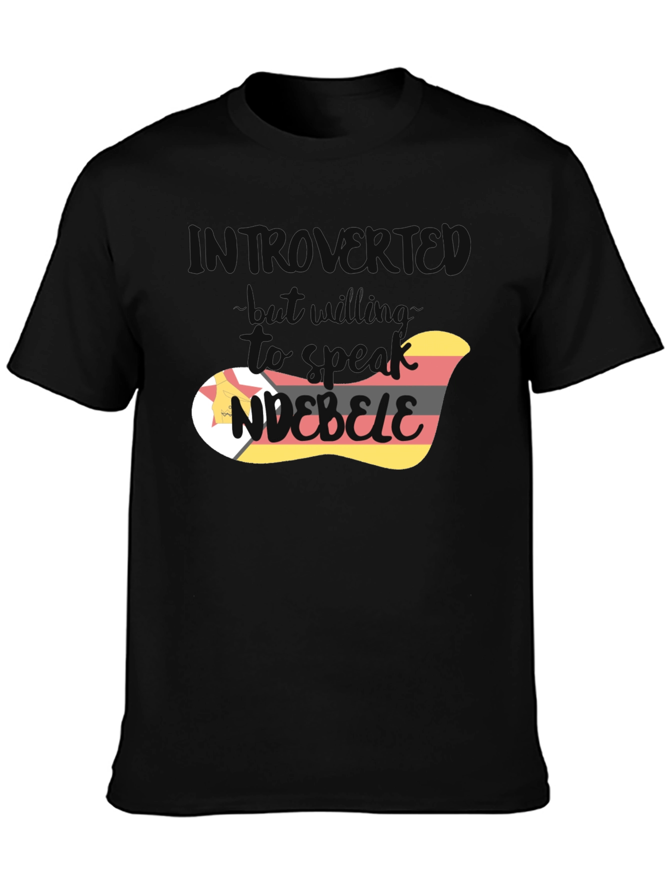 Introvert Ndebele Language T-Shirt