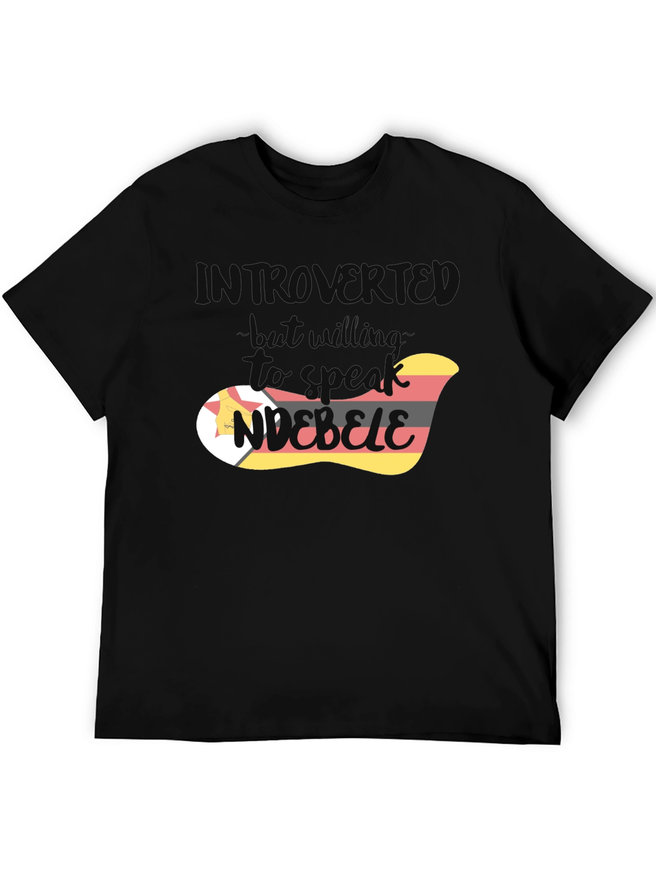 Introvert Ndebele Language T-Shirt