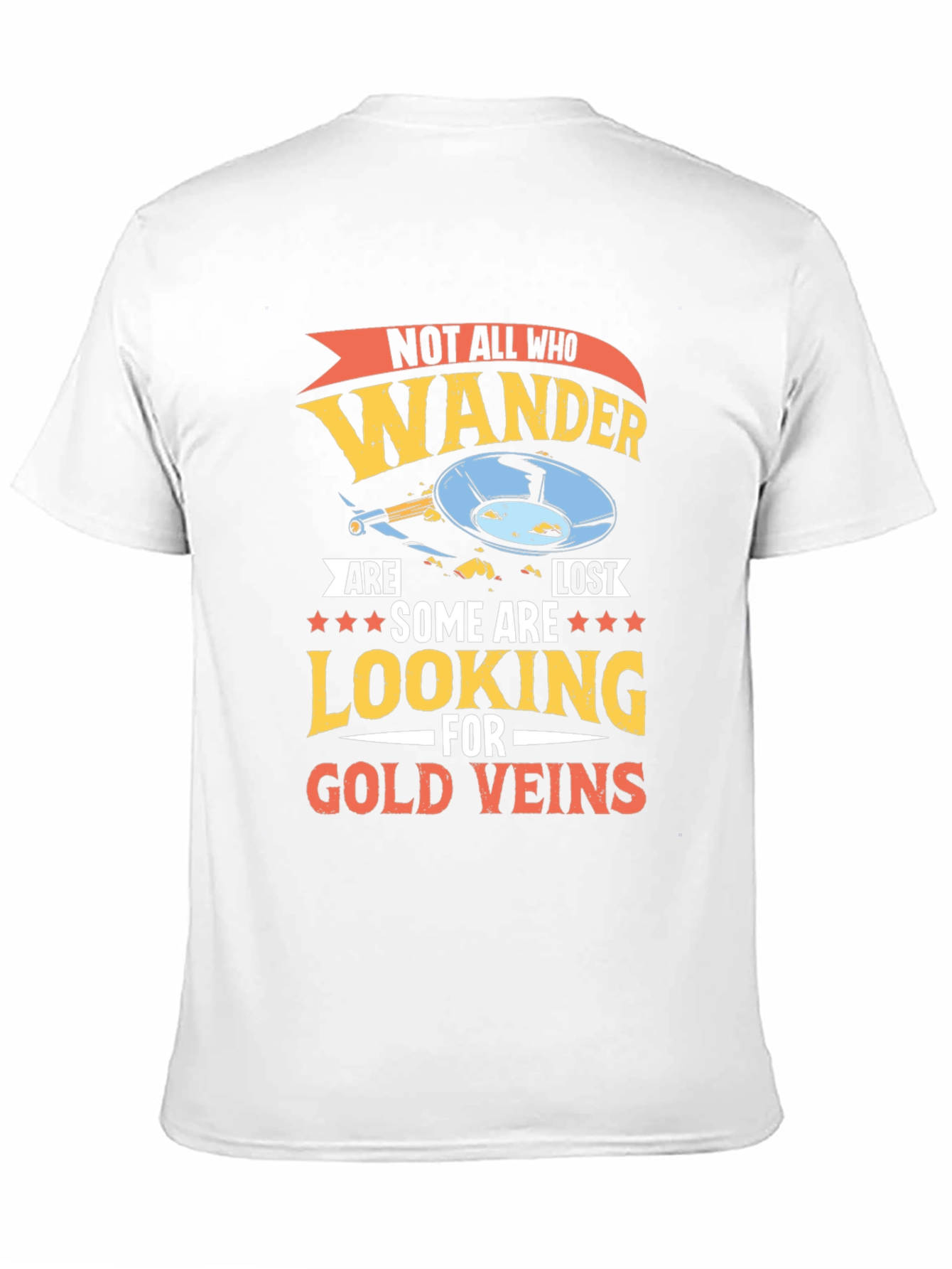 Wanderer Gold Veins Graphic T-Shirt - Adventure Awaits!