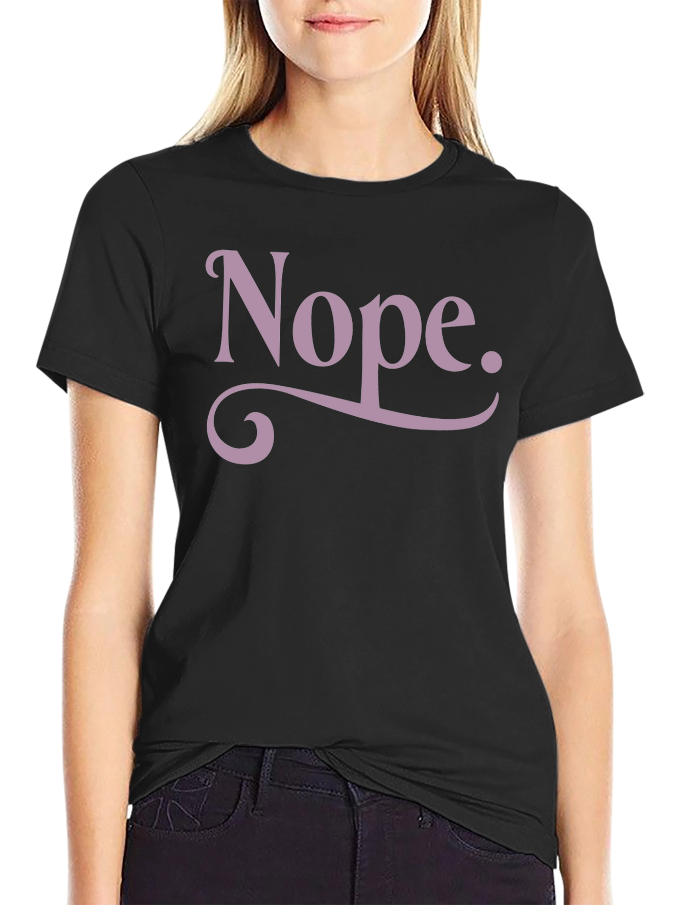 Nope Graphic Tee - Casual Comfort