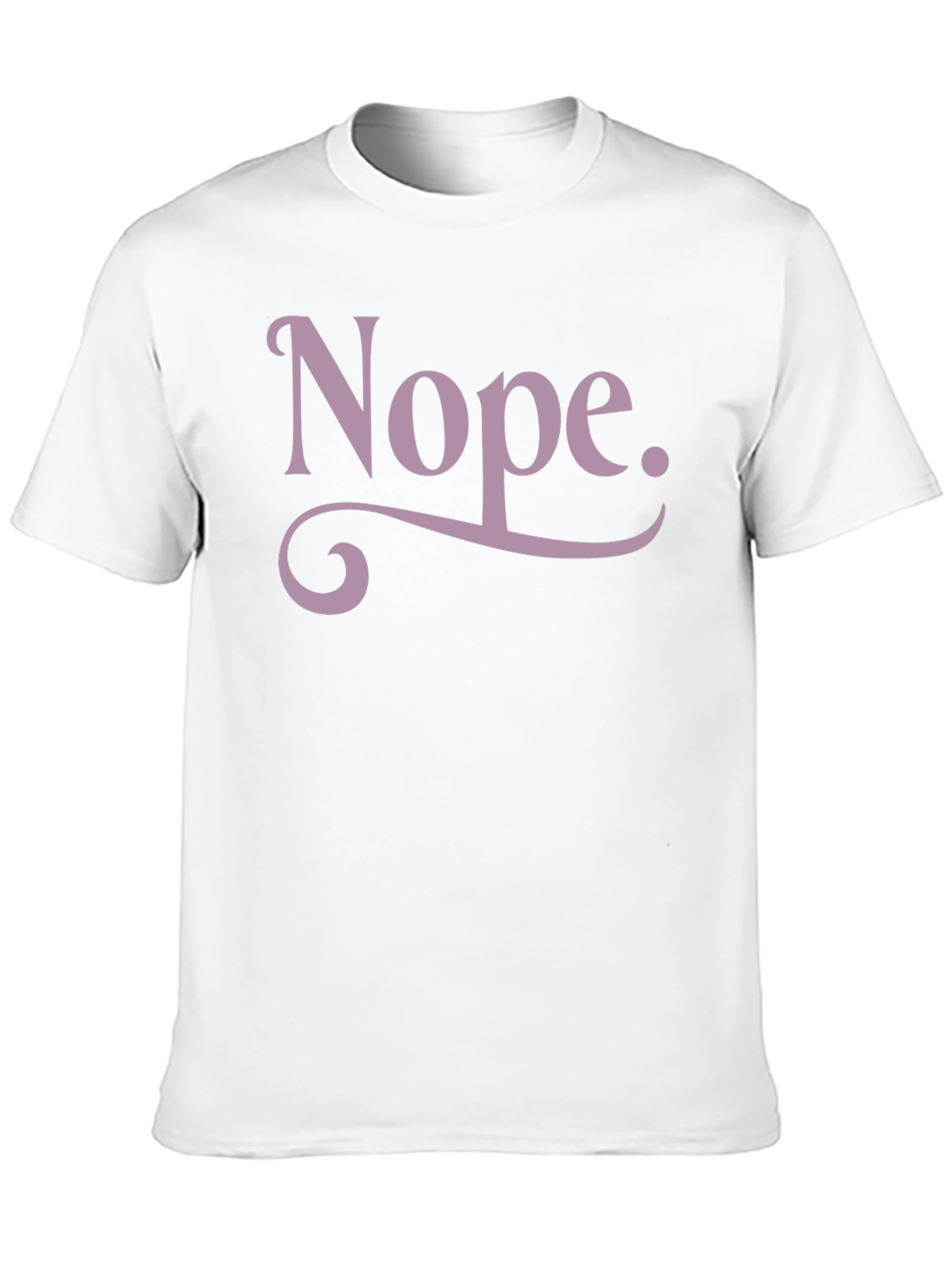 Nope Graphic Tee - Casual Comfort