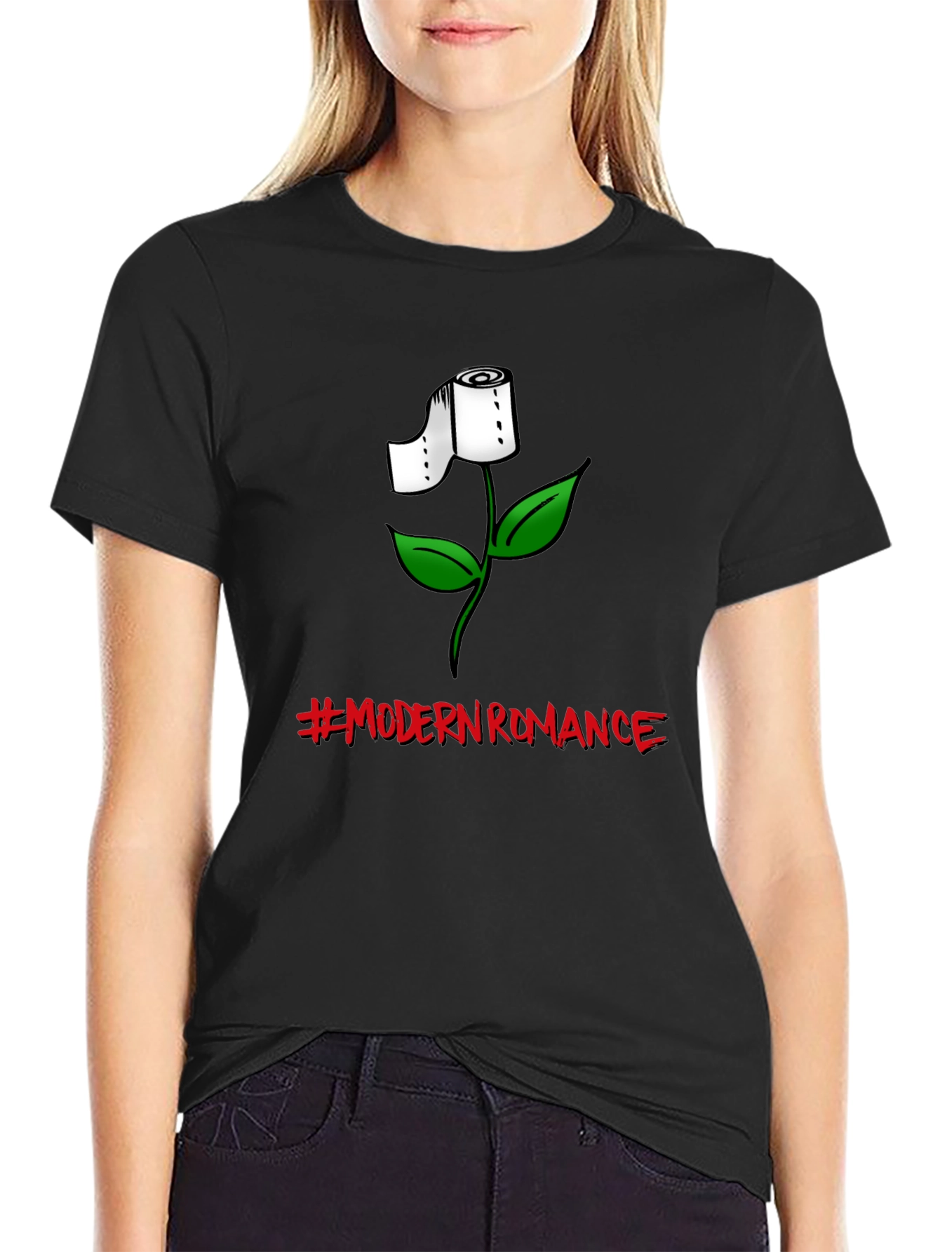 Modern Romance T-Shirt - Toilet Paper Flower Graphic Tee