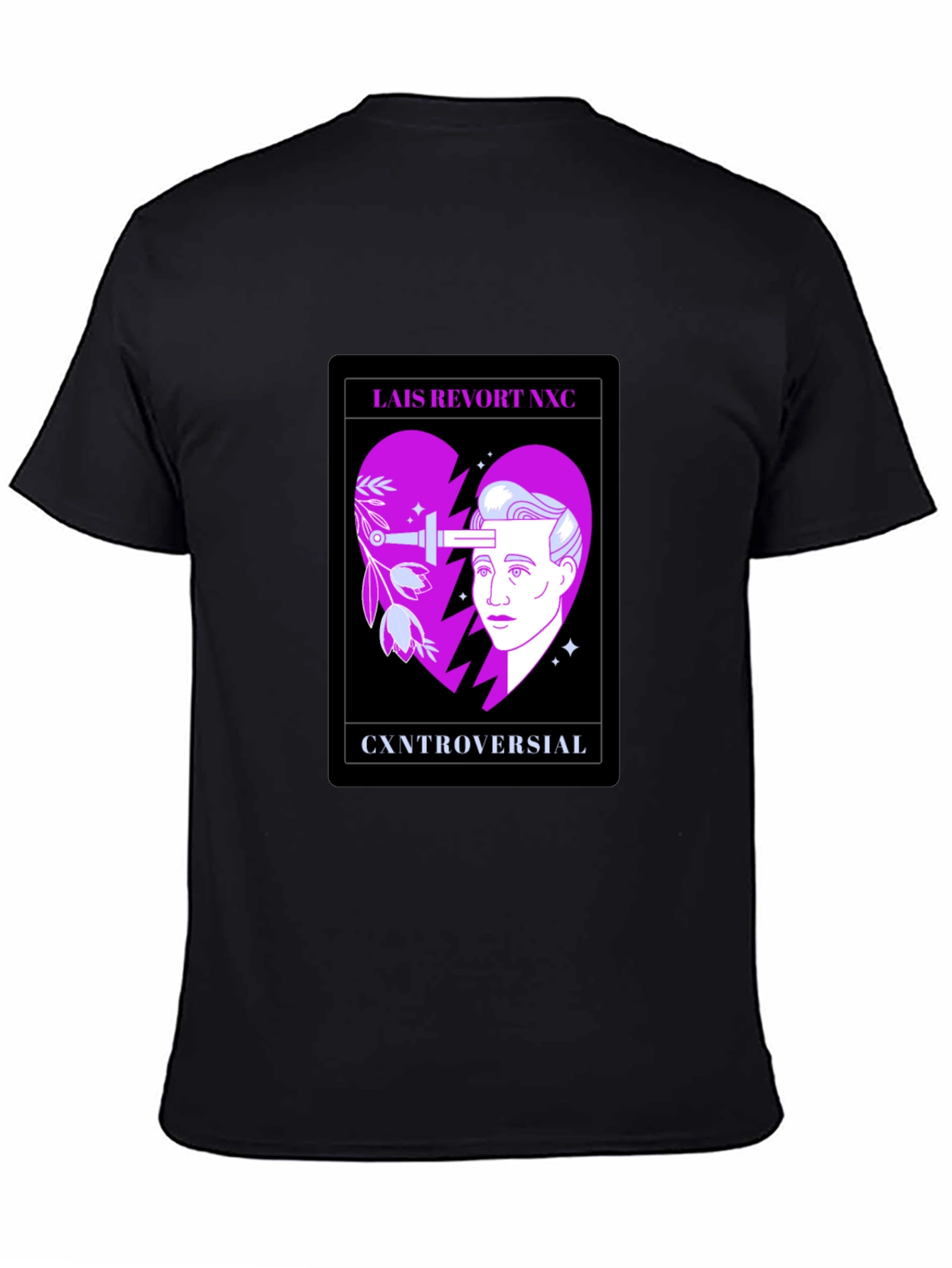 Controversial Heart Graphic T-Shirt