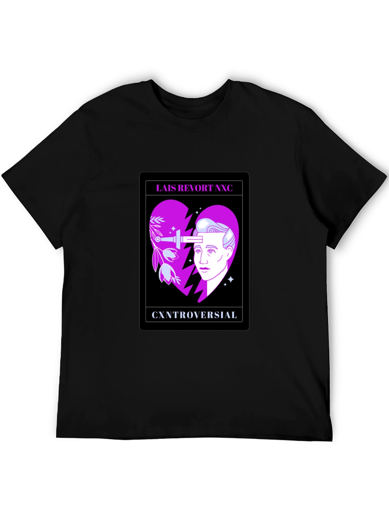 Controversial Heart Graphic T-Shirt