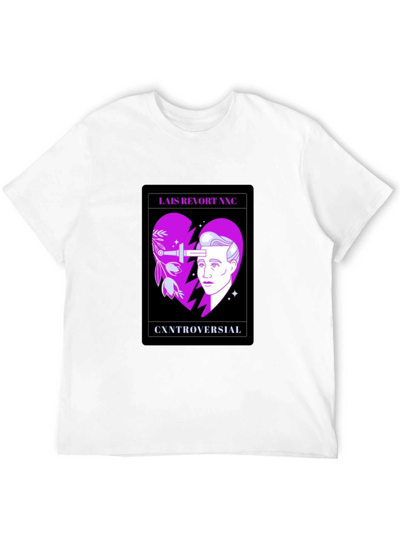 Controversial Heart Graphic T-Shirt