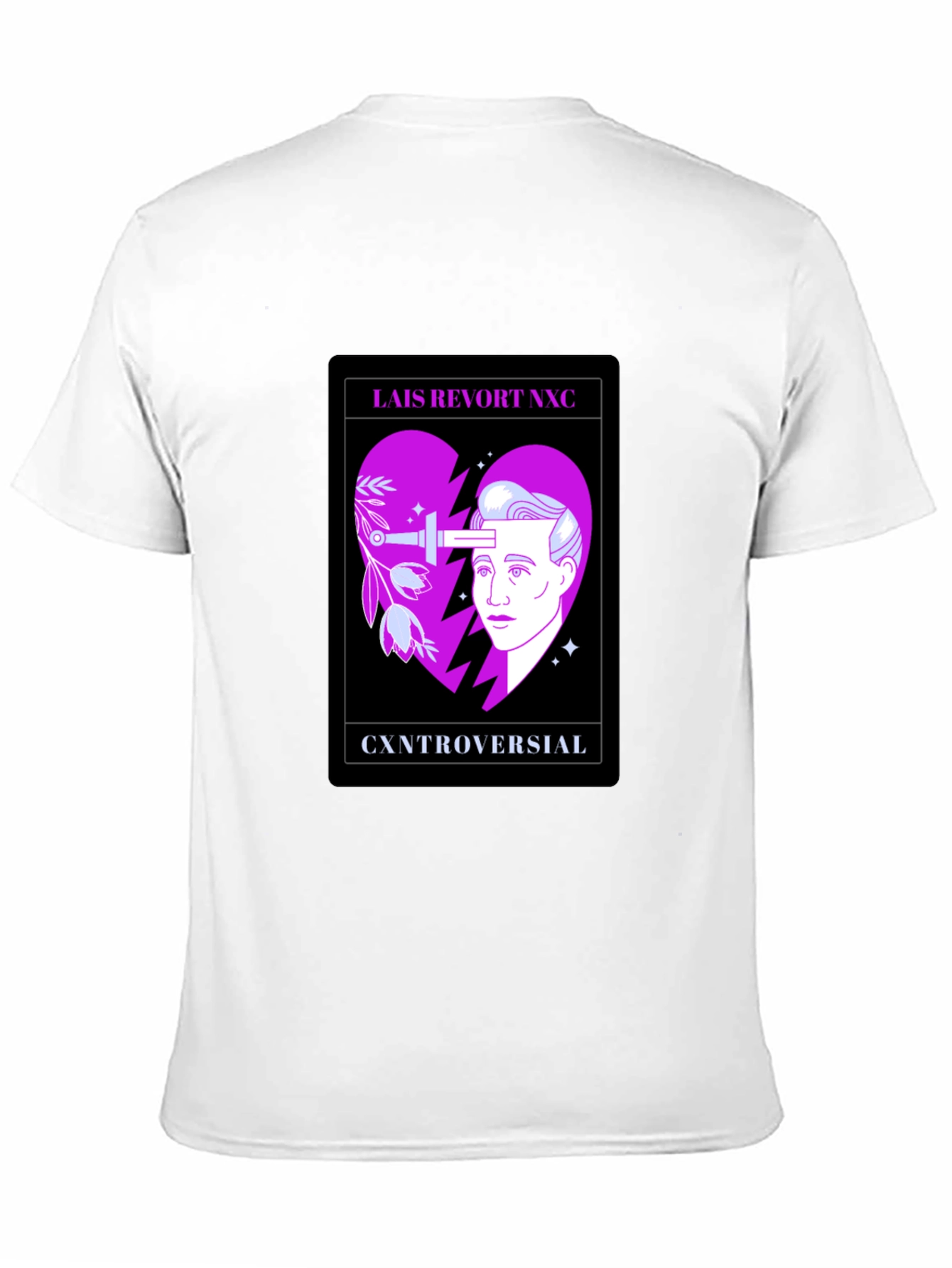 Controversial Heart Graphic T-Shirt