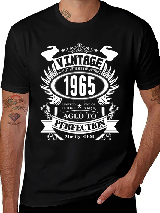 Vintage 1965 Aged To Perfection Graphic Tee