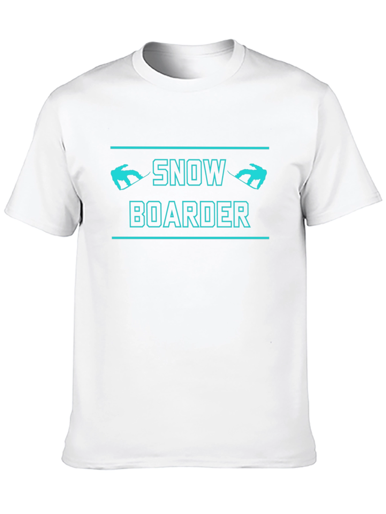 Snowboarder Graphic Tee - Black
