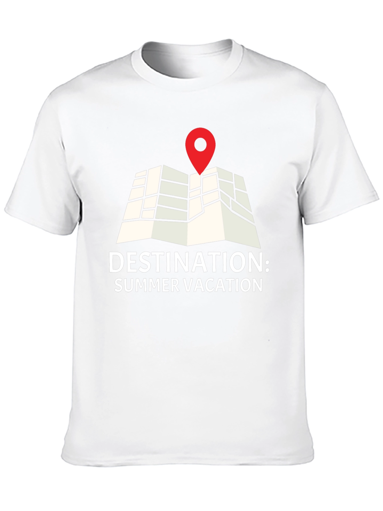 Destination Summer Vacation Black T-Shirt