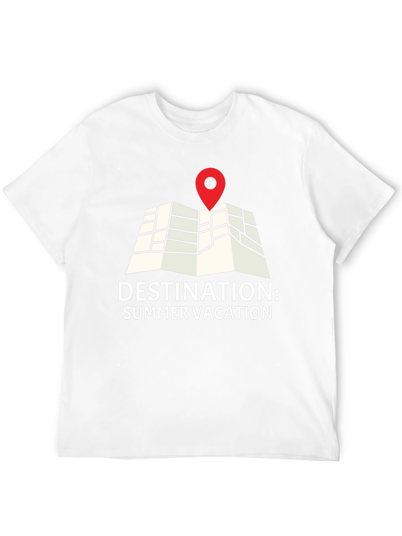 Destination Summer Vacation Black T-Shirt
