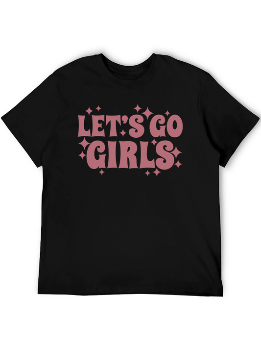 Lets Go Girls Graphic T-Shirt - Black