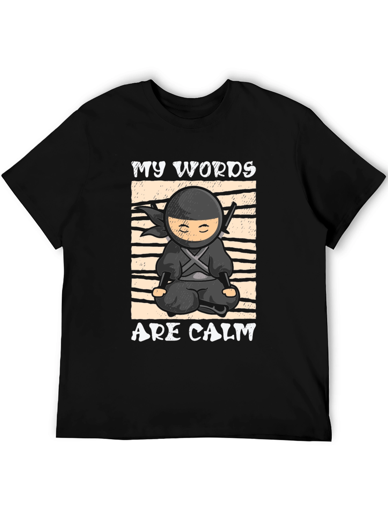 Calm Ninja T-Shirt - Black