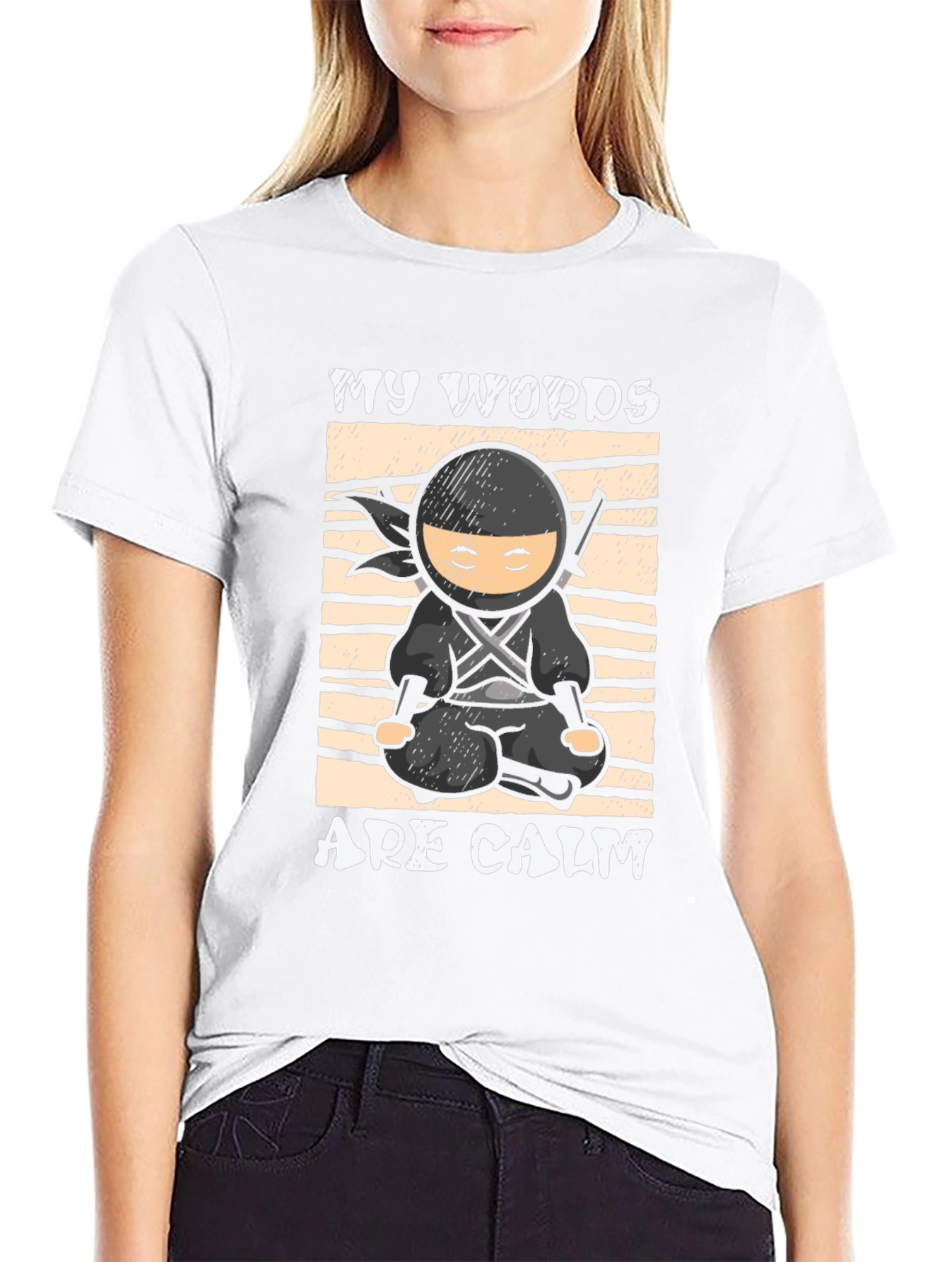 Calm Ninja T-Shirt - Black