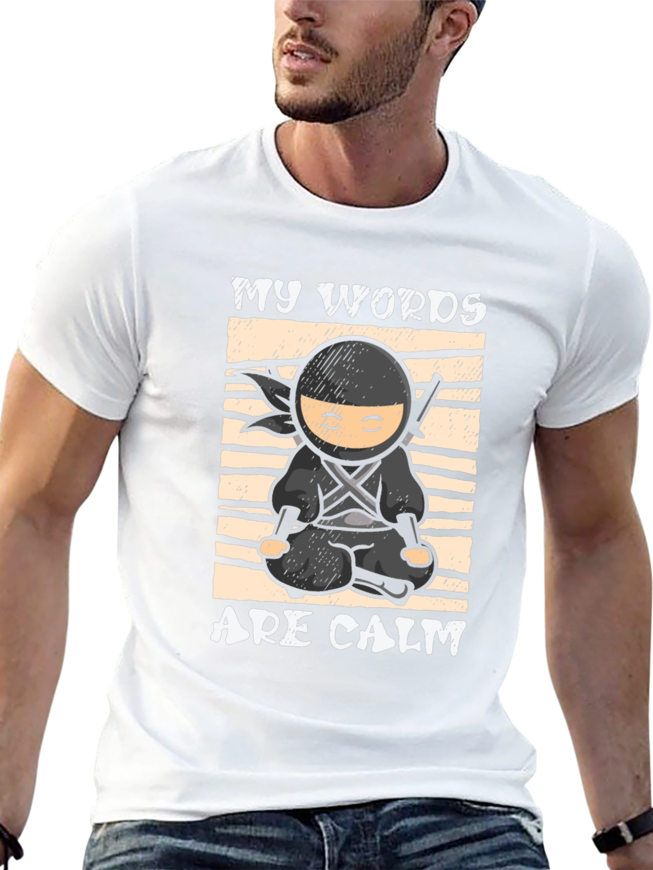 Calm Ninja T-Shirt - Black