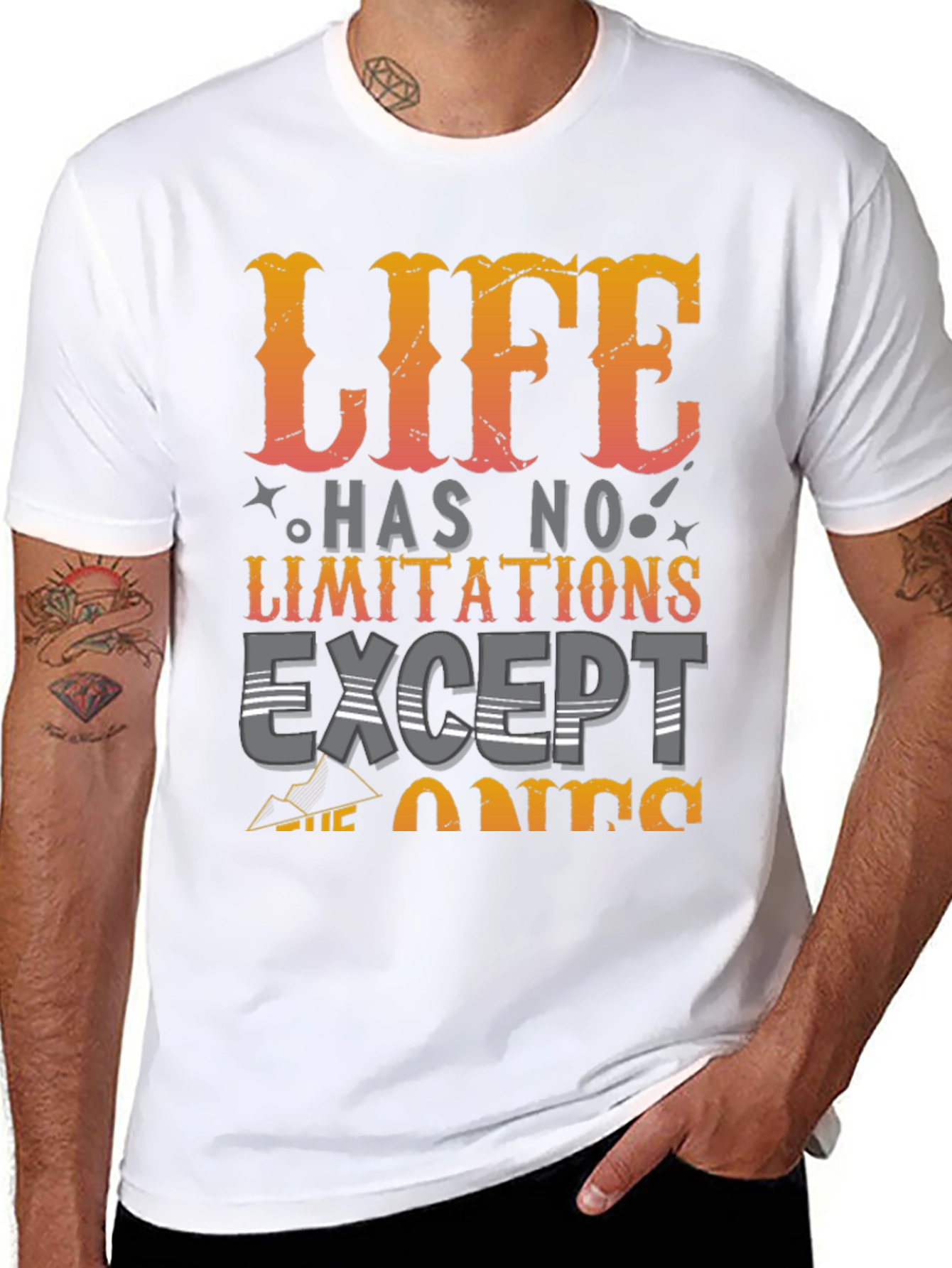Life Has No Limitations Graphic T-Shirt