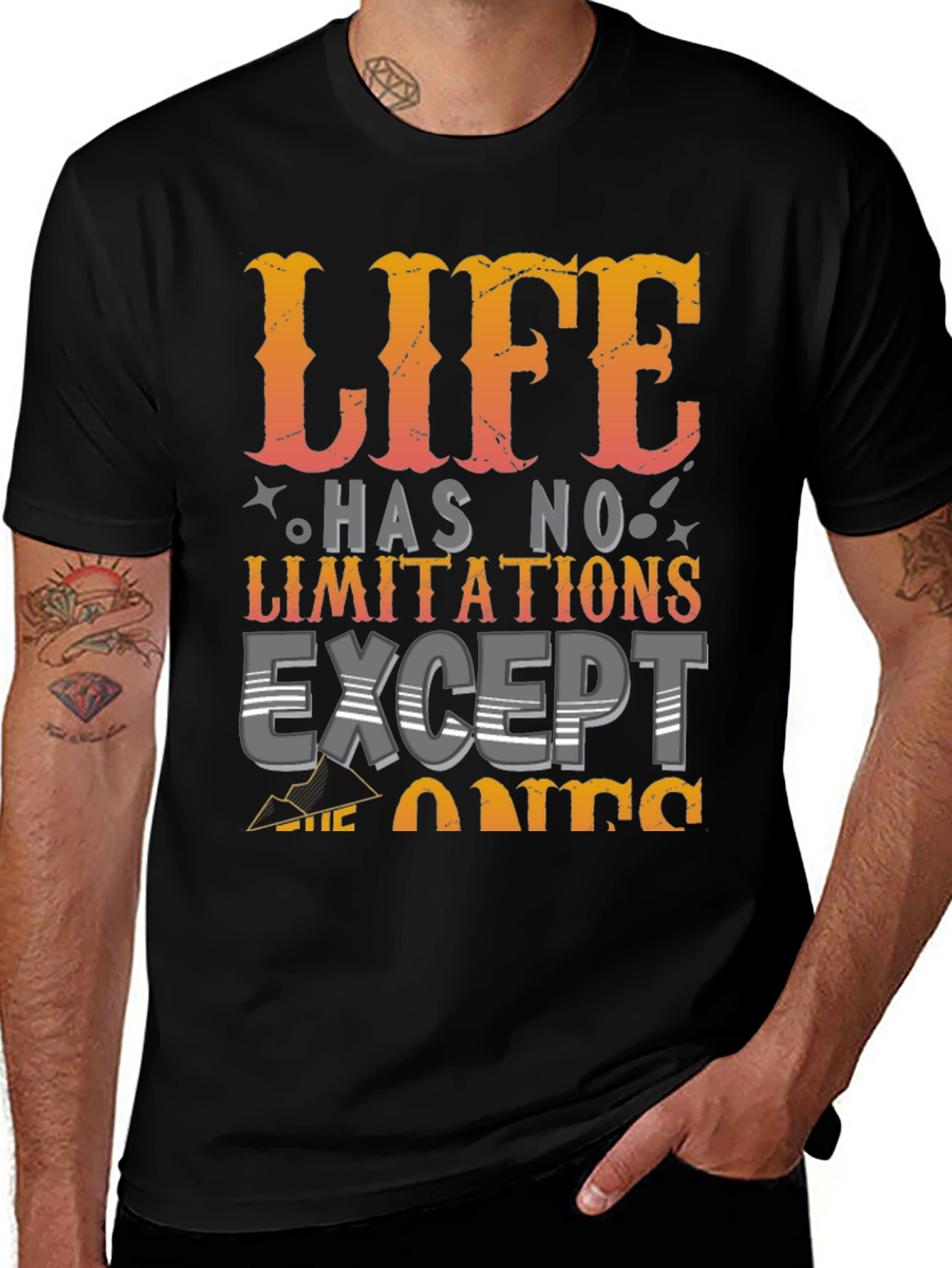 Life Has No Limitations Graphic T-Shirt