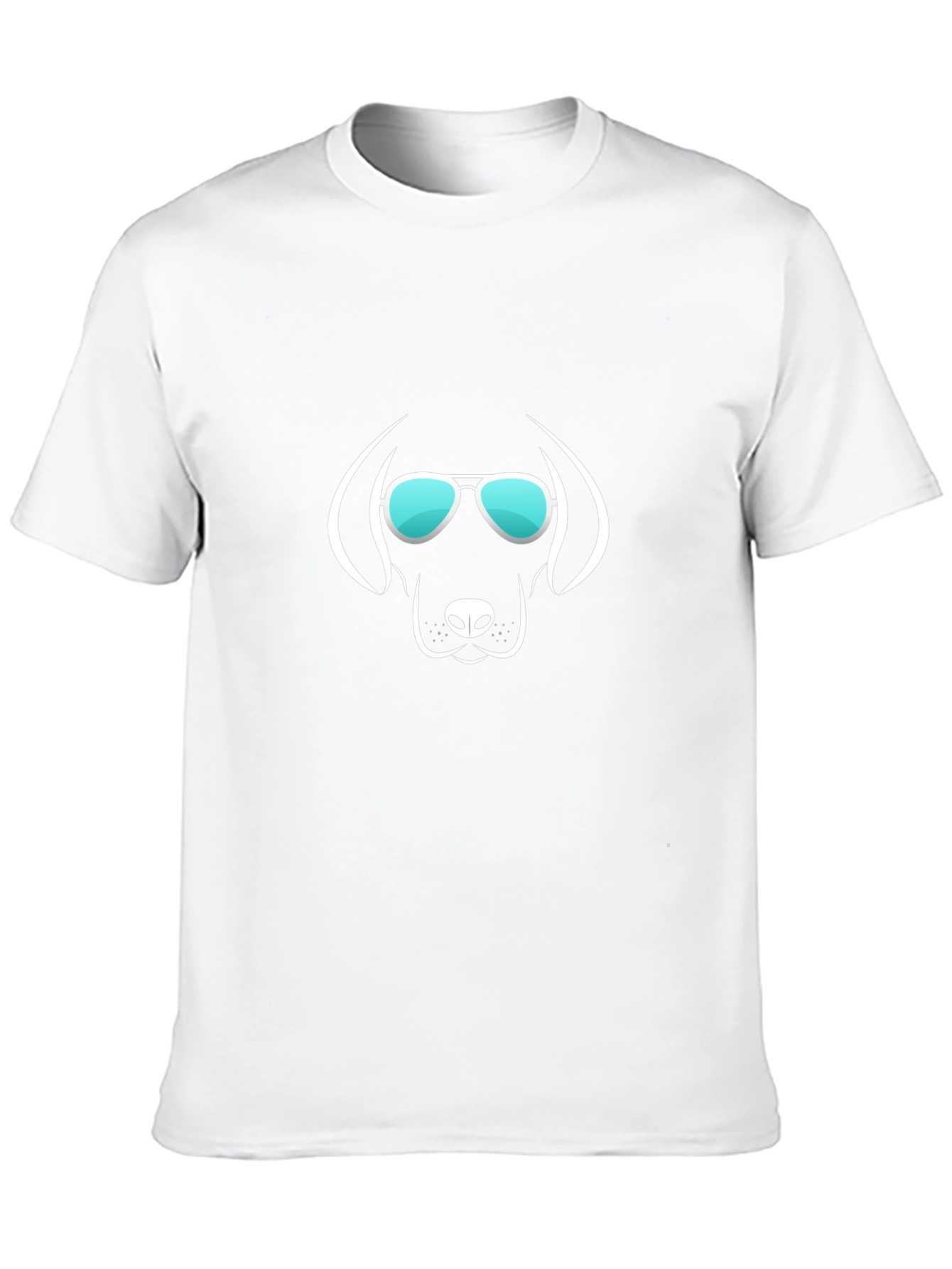 Cool Dog Graphic T-Shirt - Black