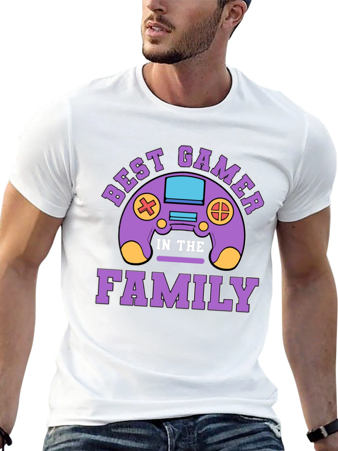 Best Gamer In The Family Graphic T-Shirt