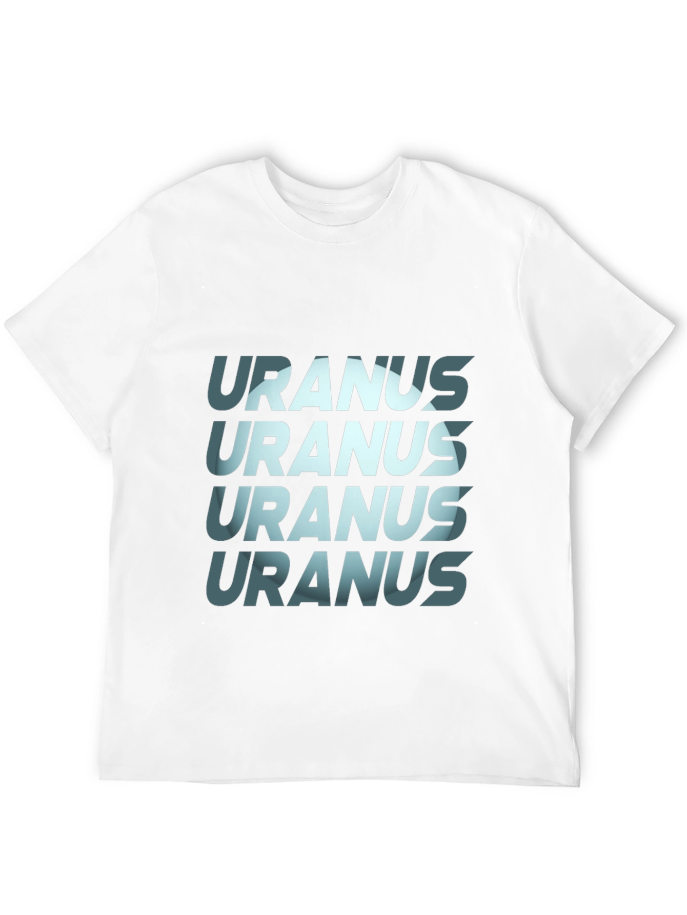 Uranus Graphic Print Tee - Bold Statement T-Shirt
