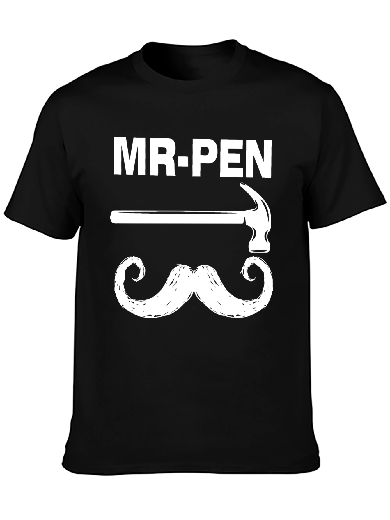 Mr. Pen T-Shirt Hammer Mustache