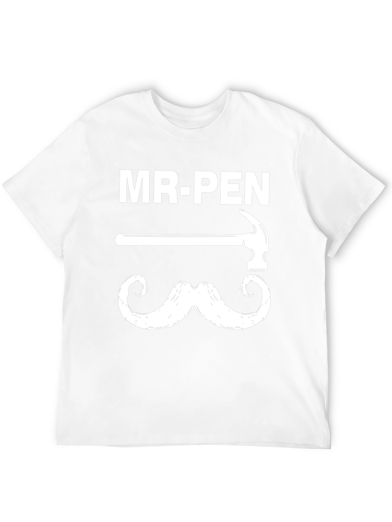 Mr. Pen T-Shirt Hammer Mustache