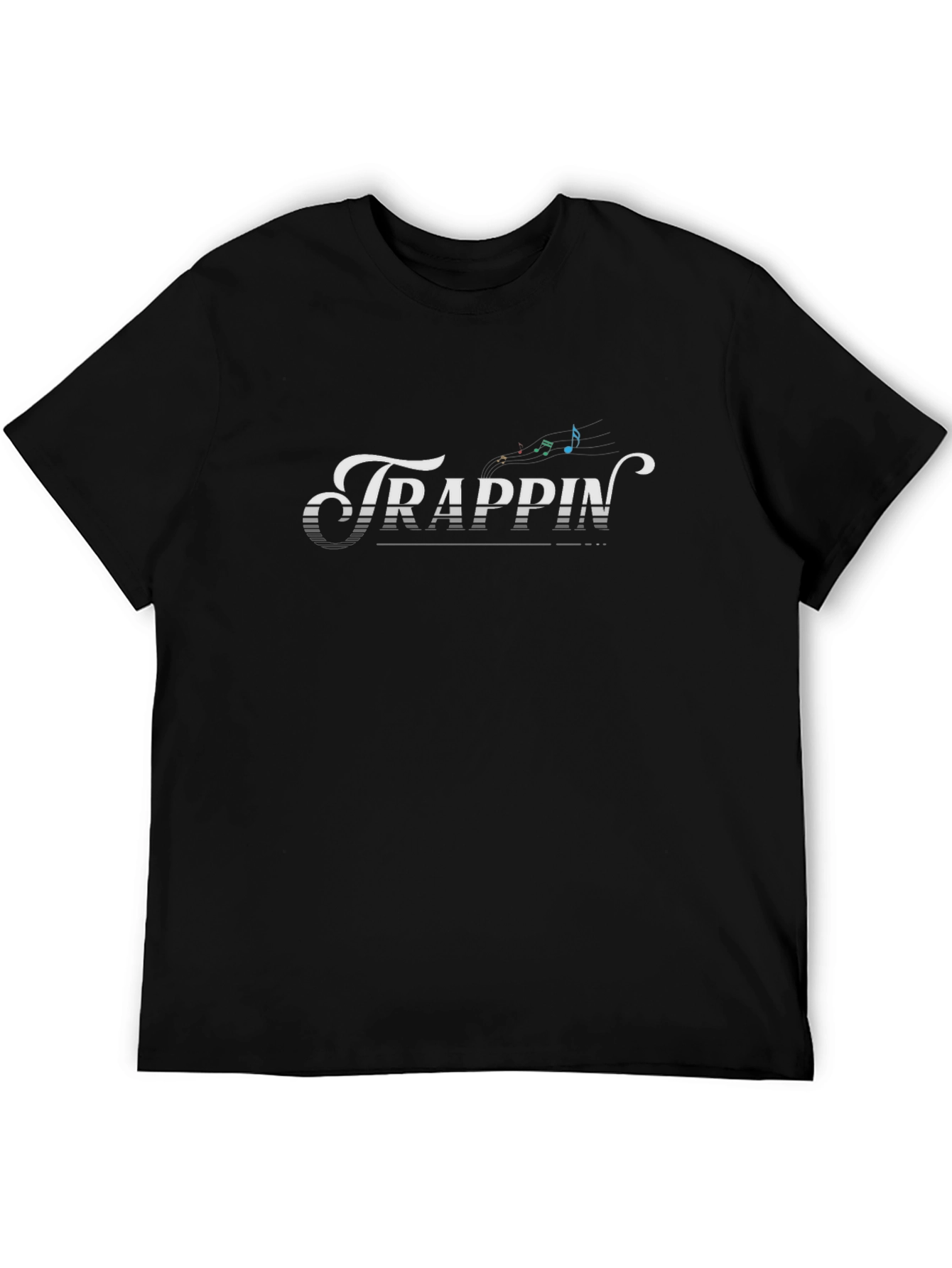 Trappin Graphic Tee - Music Lovers Black T-Shirt