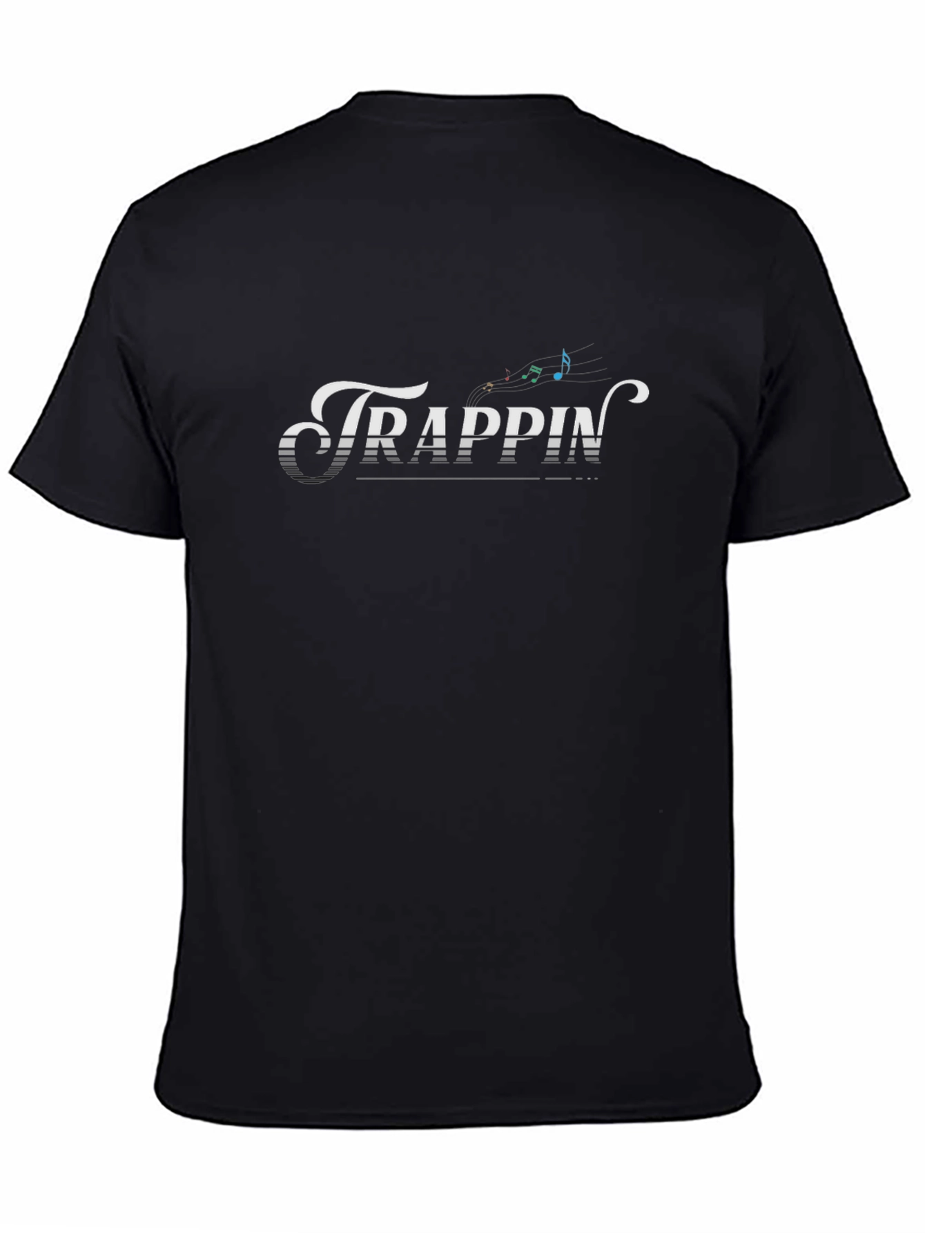 Trappin Graphic Tee - Music Lovers Black T-Shirt