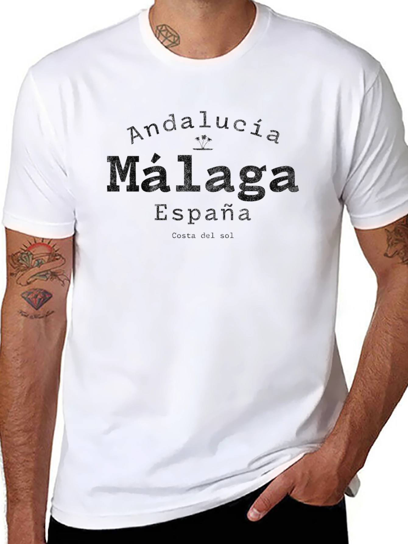 Andalucia Malaga Espana T-Shirt - Costa del Sol Souvenir