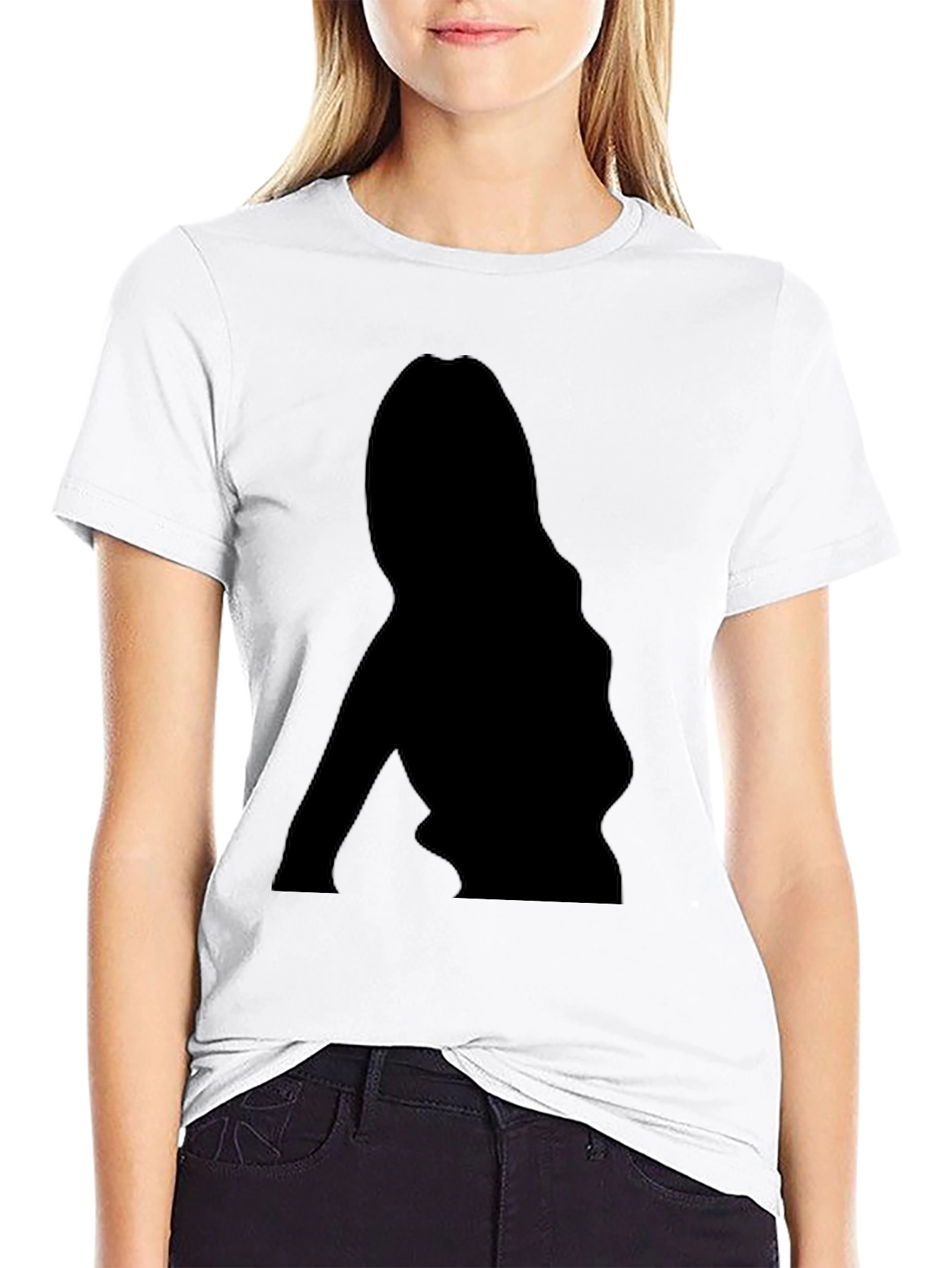 Silhouette Graphic Black T-Shirt
