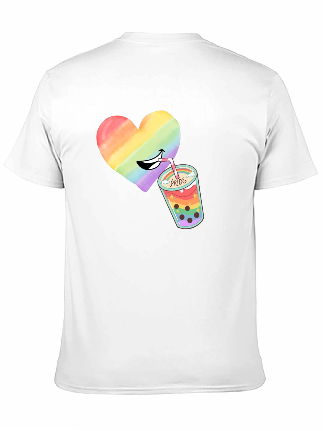 Pride Heart Bubble Tea T-Shirt