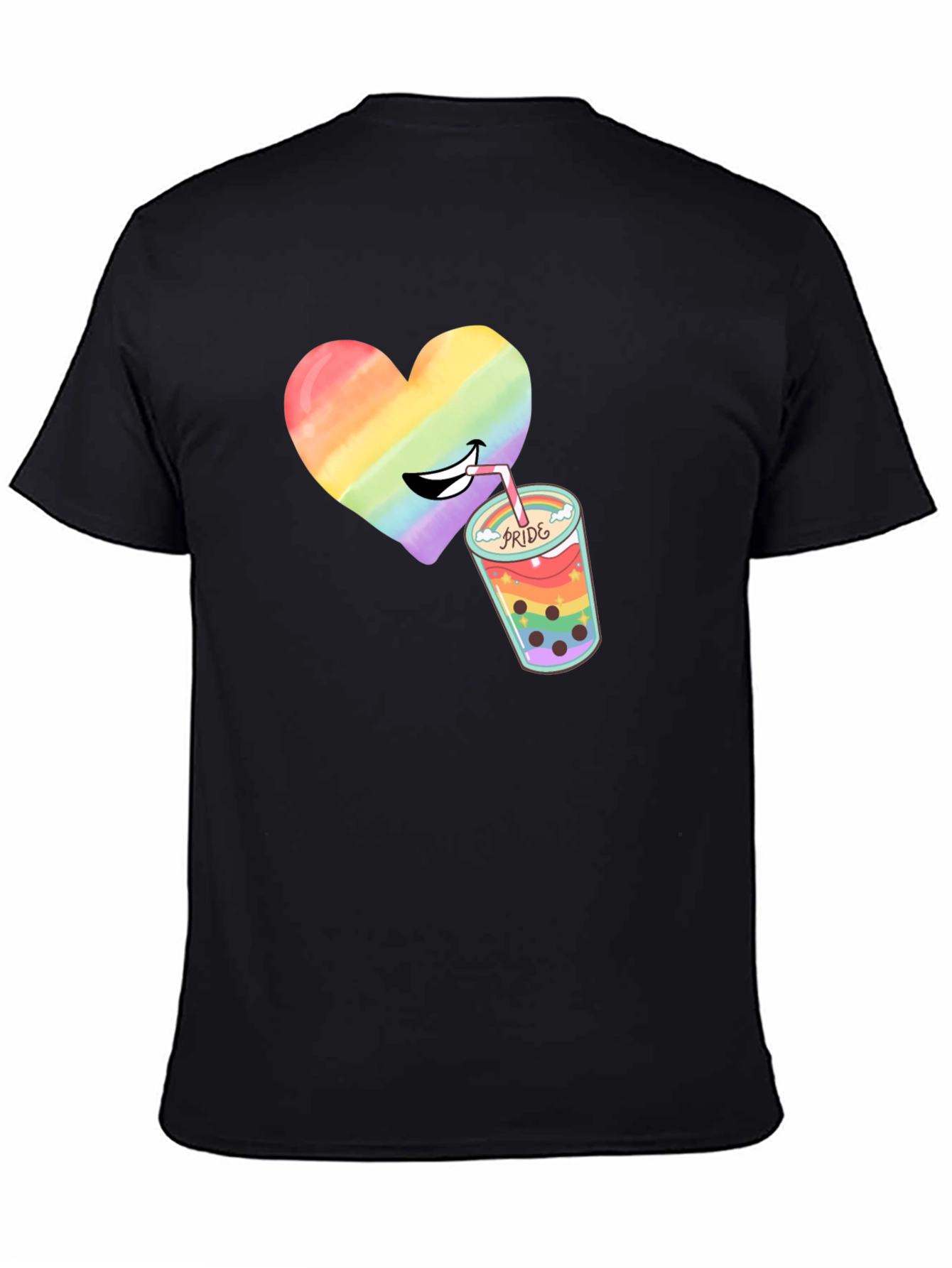 Pride Heart Bubble Tea T-Shirt