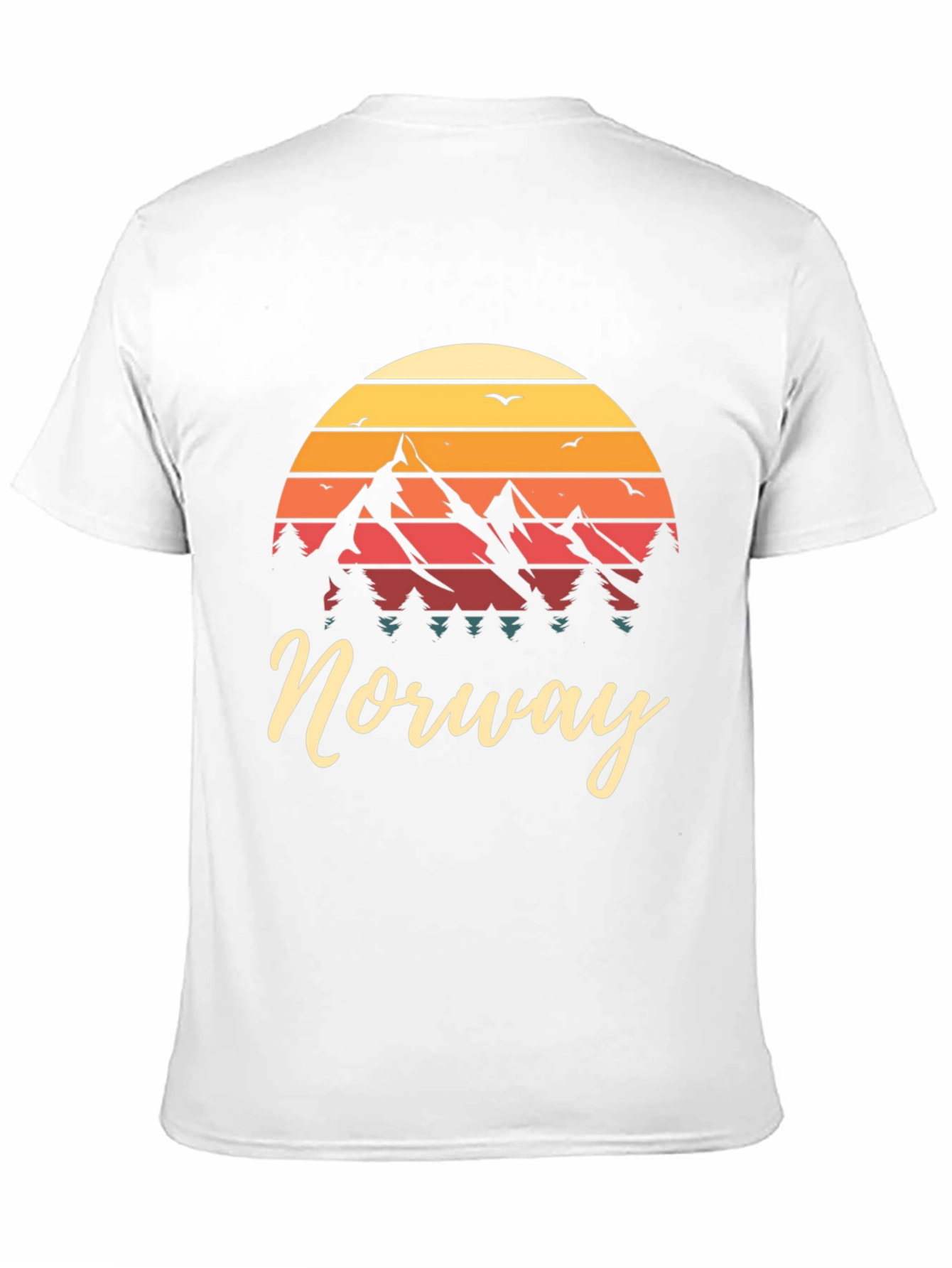 Norway Mountain Sunset Graphic Tee