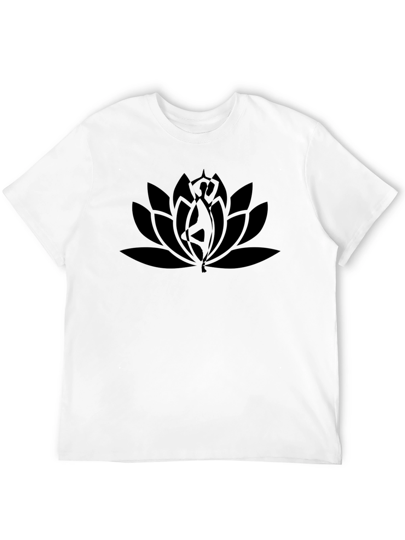 Lotus Pose T-Shirt - Yoga Inspired Design